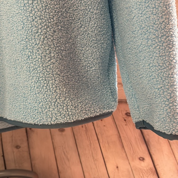 Under Armour Blue Sherpa Half Button Sweatshirt - Picture 4 of 6